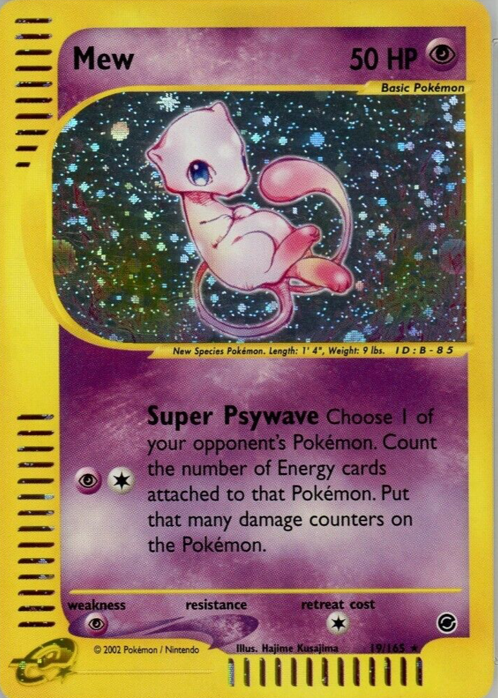 ポケモンカード２００２ MEW Expedition Mew 2002 Expedition #019/165 Holo Price Guide - Sports Card Investor