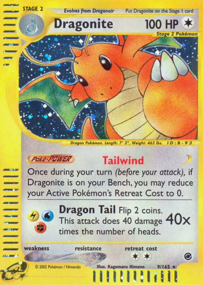 Dragonite 2002 Expedition #009/165 Holo Price Guide - Sports Card