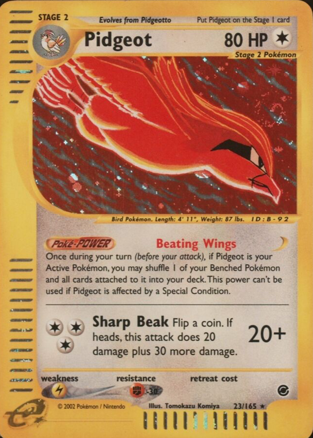 1995 pidgeot pokemon card value Pidgeot 24/64 - NM / M - RARE Non Holo Jungle Pokemon Card - $2 Flat  Shipping