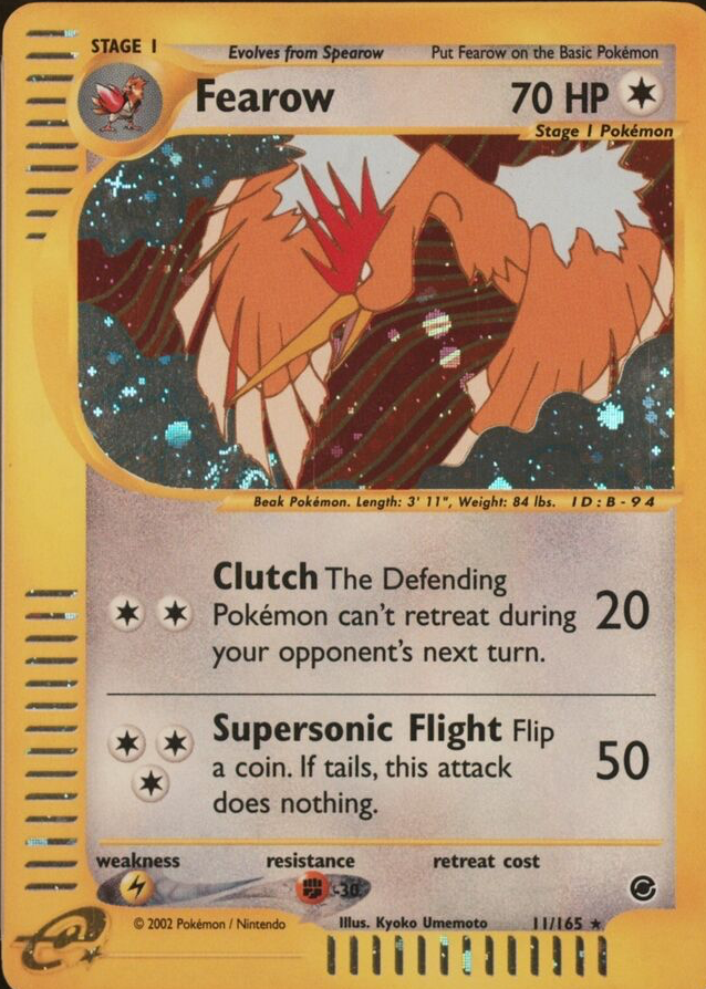 【旧裏面】マチスのオニドリル等６枚｜Surge's Fearow/Fearow Lt. Surge's Fearow - Gym Heroes - Pokemon - TCGplayer.com