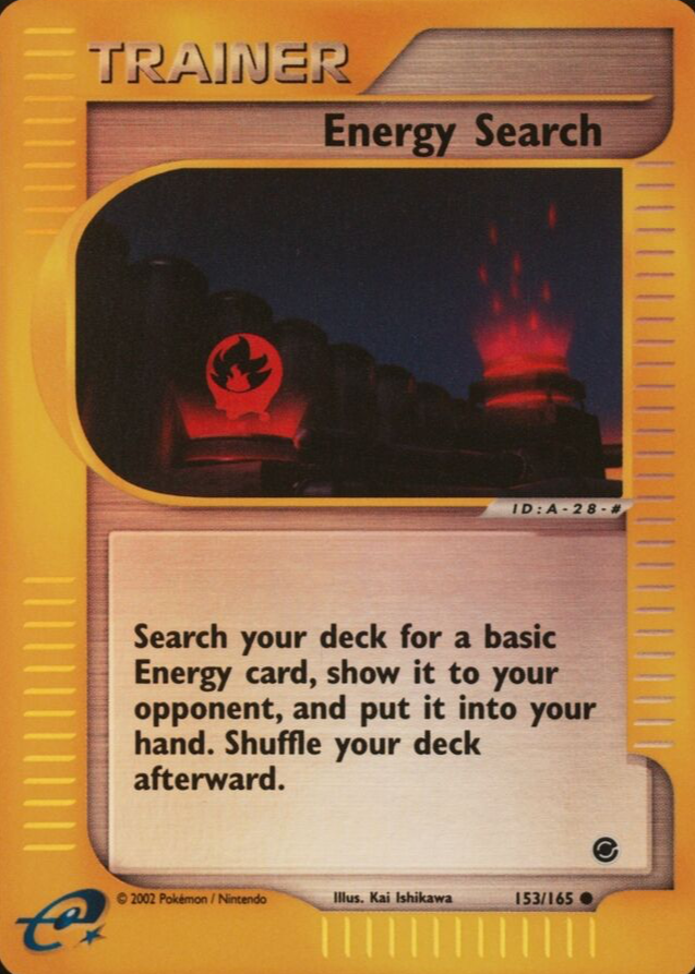 Energy Search Pokemon Cards Price Guide - Sports Card Investor