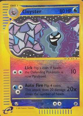 Cloyster 2004 Japanese EX: Flight of Legends #031/082 1st