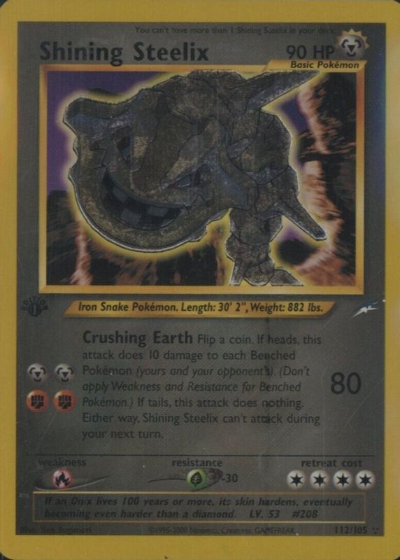 Shining Steelix Pokemon Cards Price Guide Sports Card Investor