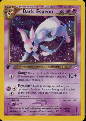 2002 Neo Destiny #4/105 1st Edition Holo