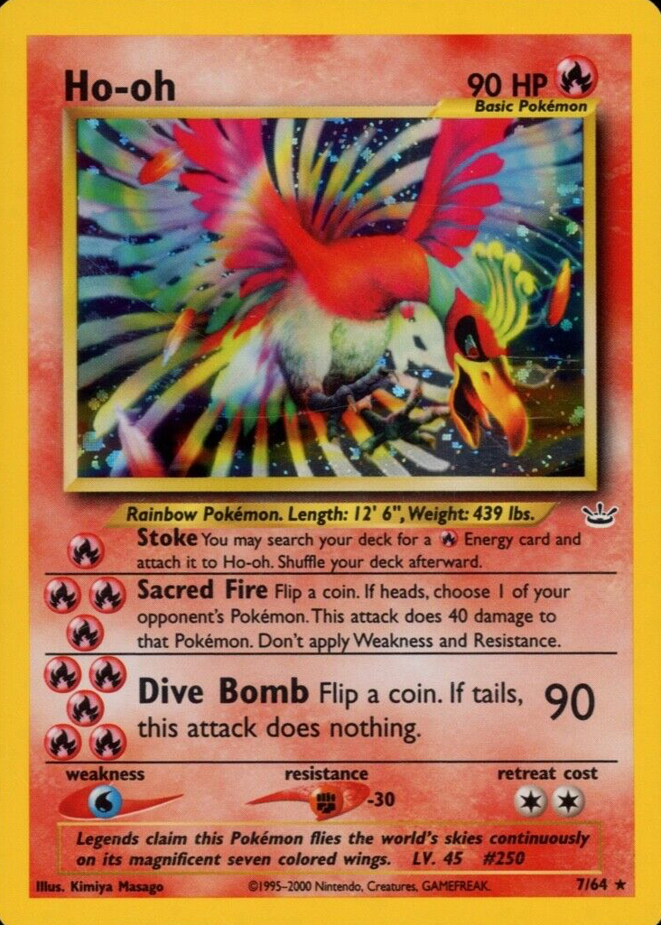 Ho-Oh Pokemon Cards Price Guide - Sports Card Investor