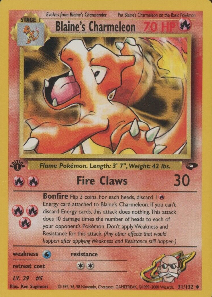 1995 dark charmeleon pokemon card value Wizards of the Coast Promo 32/82 W Stamp Promo This is of Uncommon rarity 1999 Pokemon Team Rocket W