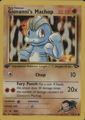 2000 Gym Challenge #072/132 1st Edition
