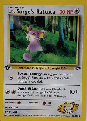 2000 Gym Challenge #085/132 1st Edition