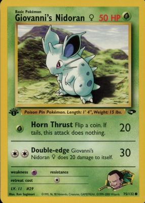 2000 Gym Challenge #075/132 1st Edition