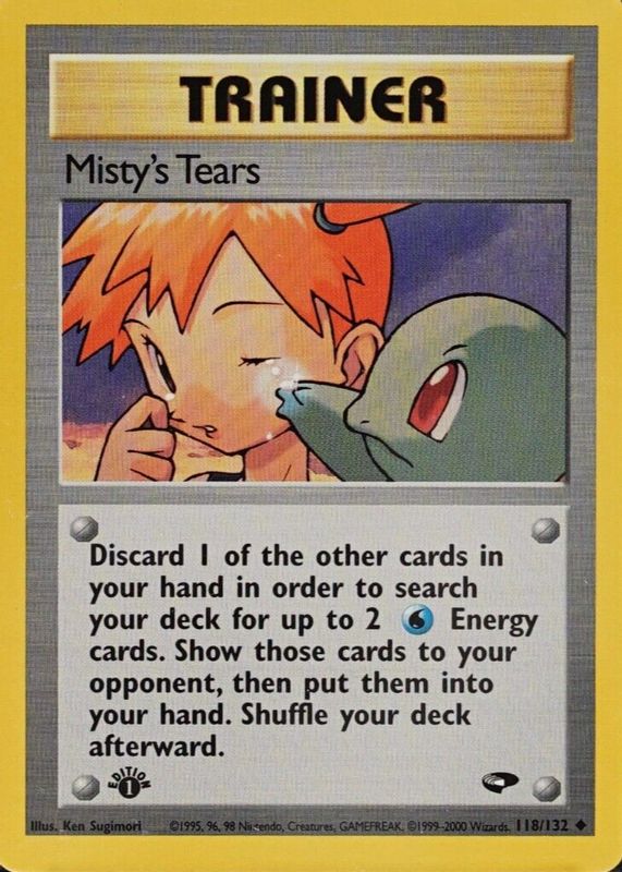 Misty's Tears 2000 Gym Challenge #118/132 1st Edition PSA 10