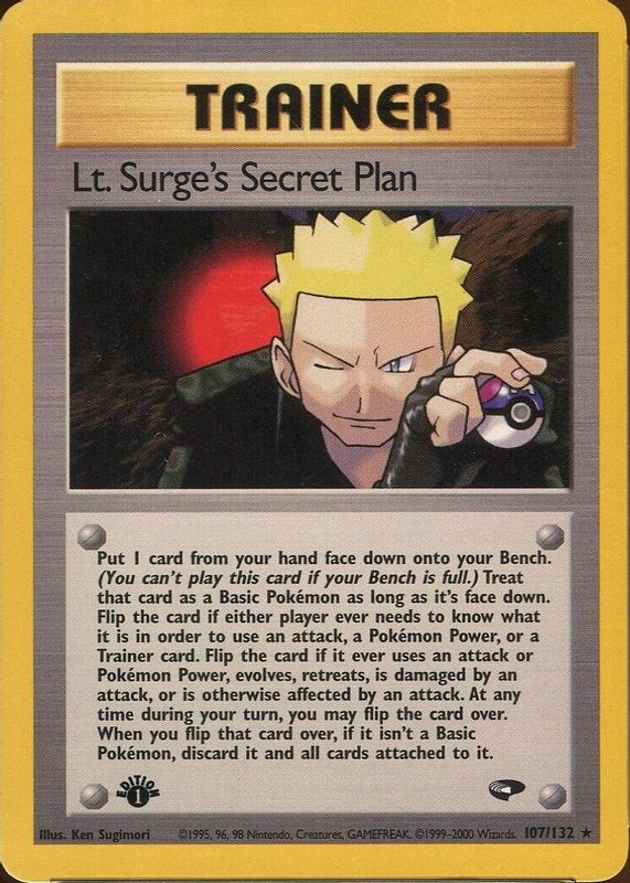 Lt. Surge's Secret Plan Pokemon Cards Price Guide - Sports Card Investor