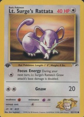 2000 Gym Heroes #082/132 1st Edition