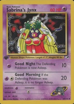 2000 Gym Heroes #059/132 1st Edition