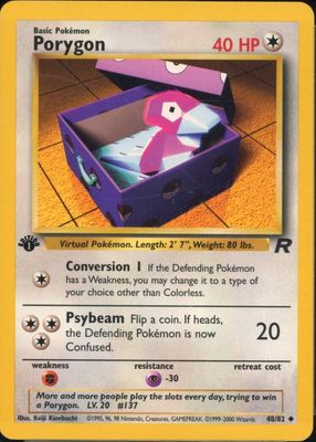 2000 Team Rocket #48/82 1st Edition