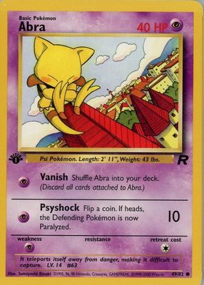 2000 Team Rocket #49/82 1st Edition