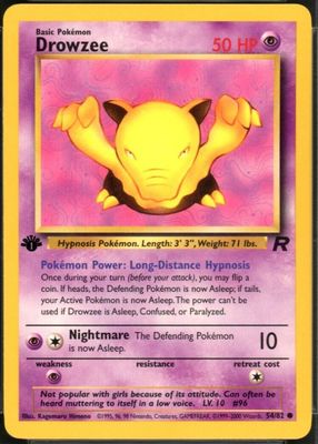2000 Team Rocket #54/82 1st Edition