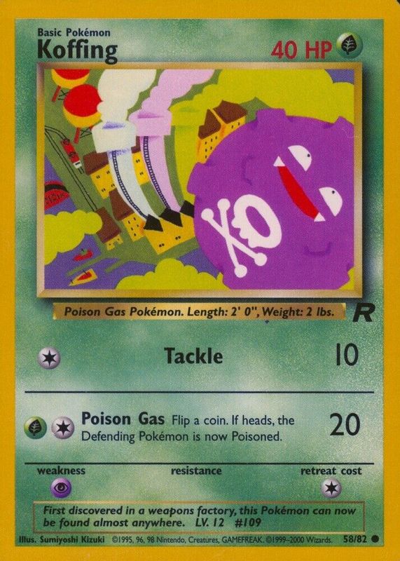 2000 Team Rocket #58/82 Unlimited