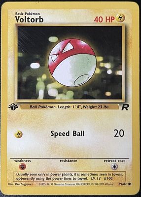 2000 Team Rocket #69/82 1st Edition