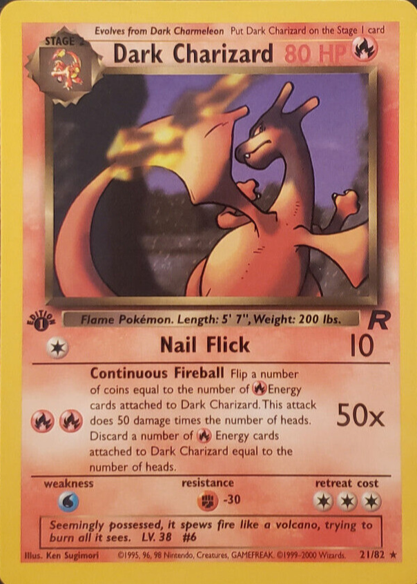 わるいリザードン / Dark Charizard Dark Charizard (Team Rocket 4) - Bulbapedia, the community