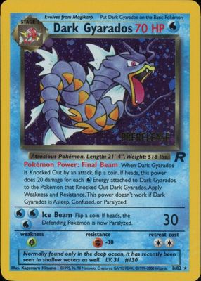 2000 Team Rocket #08/82 Unlimited Holo (Prerelease)