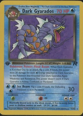 2000 Team Rocket #25/82 1st Edition