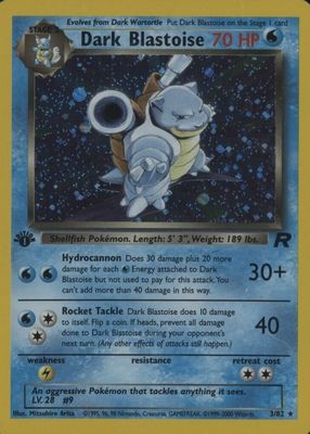 2000 Team Rocket #03/82 1st Edition Holo