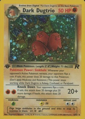 2000 Team Rocket #06/82 1st Edition Holo