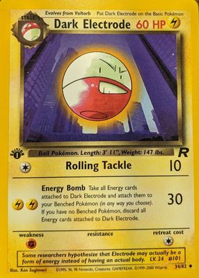 2000 Team Rocket #34/82 1st Edition