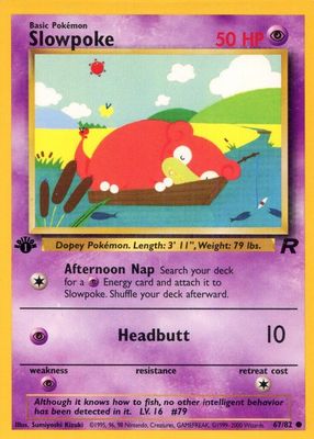 2000 Team Rocket #67/82 1st Edition