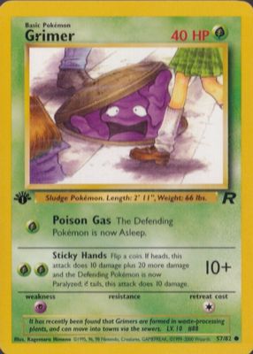 2000 Team Rocket #57/82 1st Edition