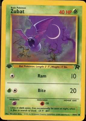 2000 Team Rocket #70/82 1st Edition