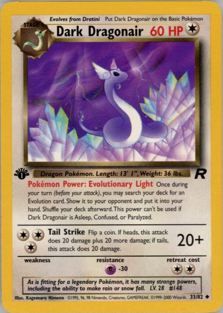 Dark Dragonair Pokemon Cards Price Guide - Sports Card Investor