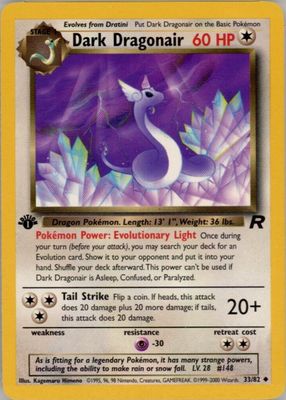 2000 Team Rocket #33/82 1st Edition