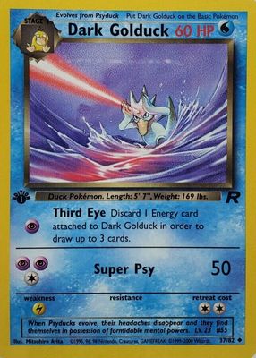 2000 Team Rocket #37/82 1st Edition