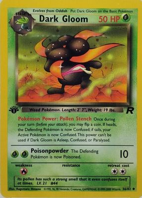 2000 Team Rocket #36/82 1st Edition