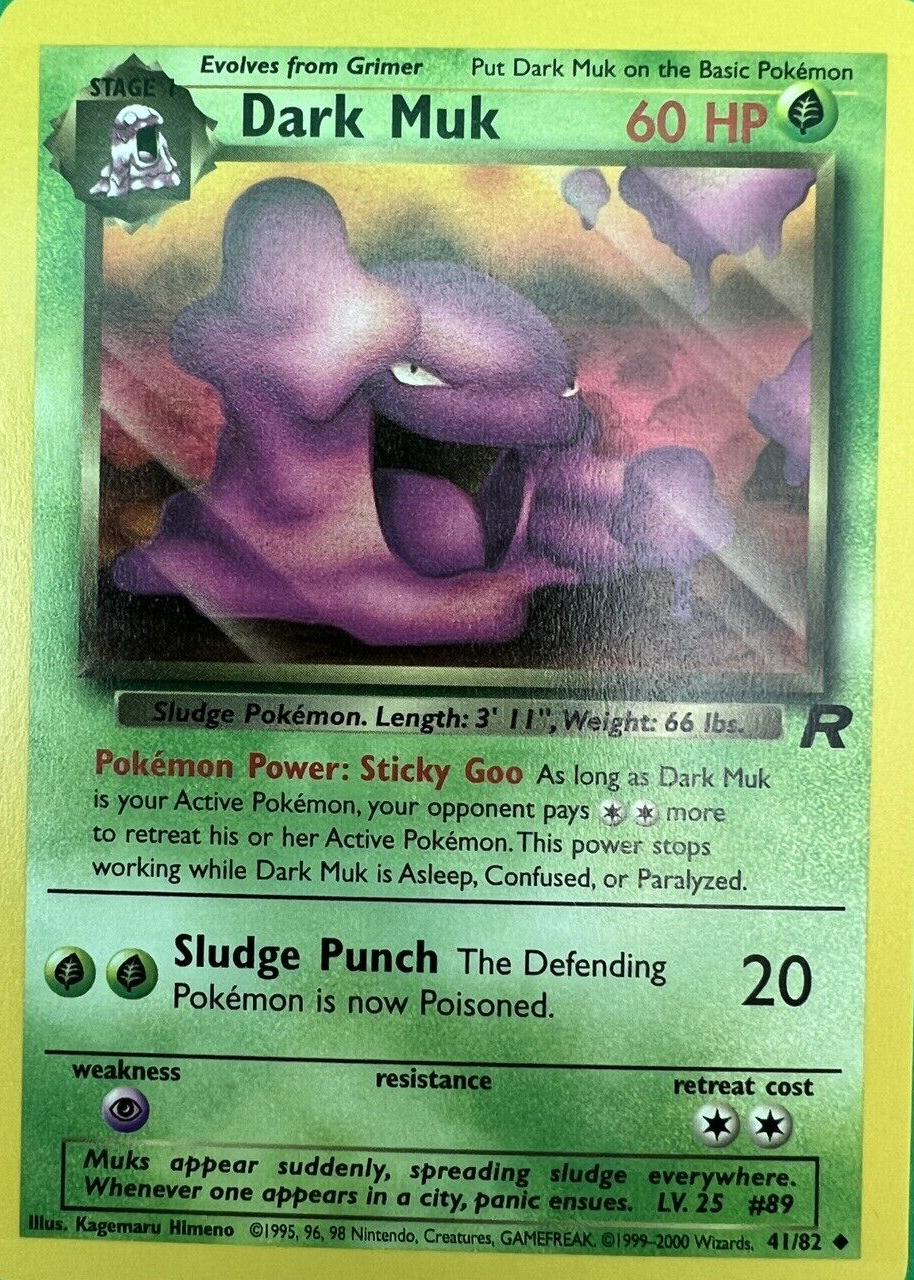 【ARS AU 真贋鑑定】英語版ベトベトン Dark Muk 16/109 Dark Muk [Reverse Holo] #16 Prices | Pokemon Team Rocket Returns