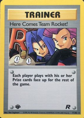 2000 Team Rocket #71/82 1st Edition