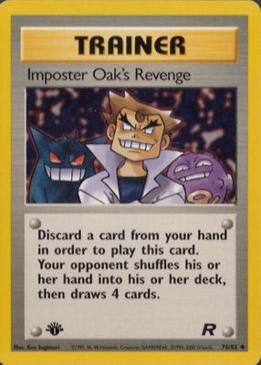 2000 Team Rocket #76/82 1st Edition