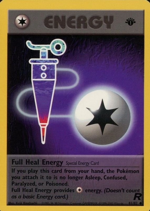 2000 Team Rocket #81/82 1st Edition