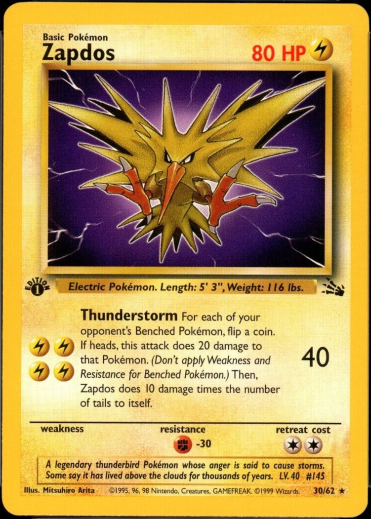 charmeleon 1995 pokemon card value Pokemon TCG SV3.5: Scarlet & Violet 151 #192/165 Zapdos ex main image 1