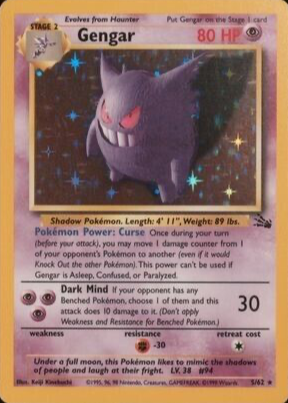 1st edition Gengar holo CGC 4 retailer