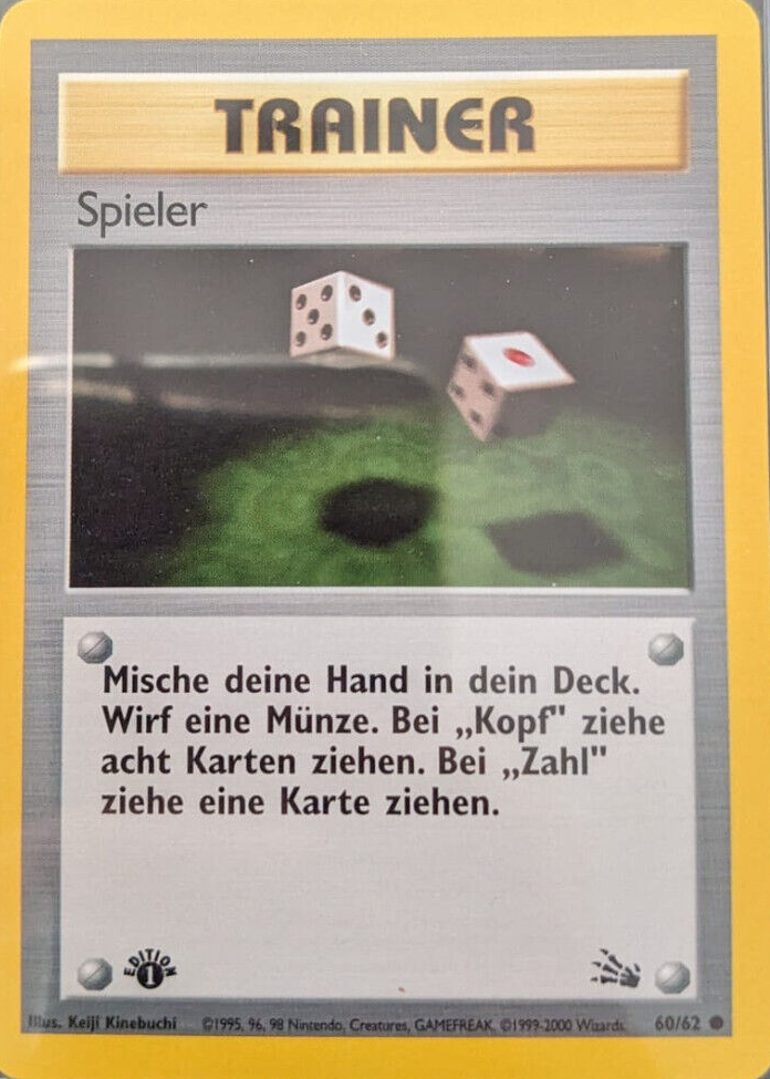 Gambler 1999 Fossil #60/62 Unlimited