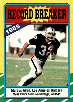 1986 Topps #1 Record Breaker