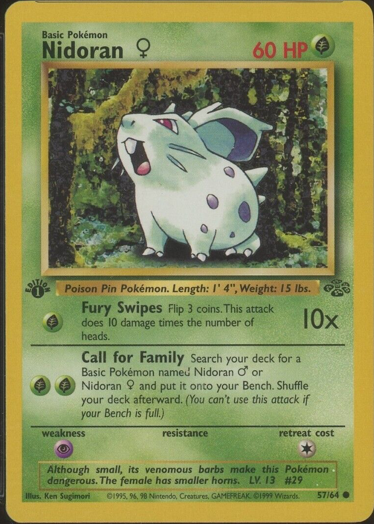 Nidoran Pokemon Cards Price Guide - Sports Card Investor