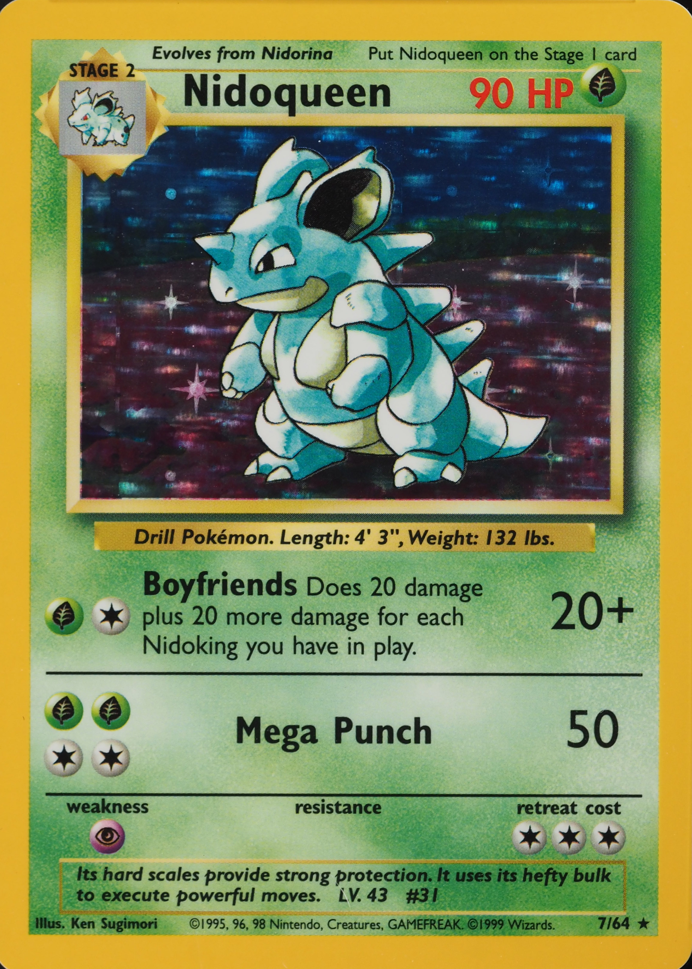 ●PSA9 ニドクイン ポケモンジャングル 旧裏　nidoqueen ○PSA9 ニドクイン ポケモンジャングル 旧裏 nidoqueen - メルカリ