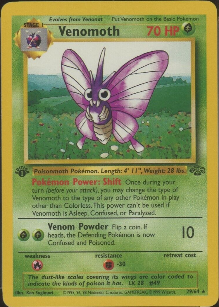 世界90枚 PSA10 アンズのモルフォン venomoth カードe 88 Pokemon card s11 002/100 Venomoth Evolution Set Sword