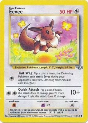 Eevee 2000 Japanese Crossing the Ruins #133 Base Price Guide