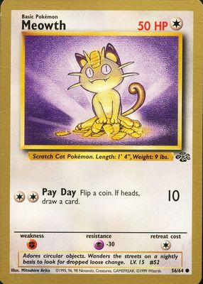 1999 Jungle #56/64 Promo (Gold Border)