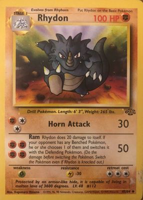 ポケモンカード Rhydon サイドン 英語版 Rhydon | Trainers Website
