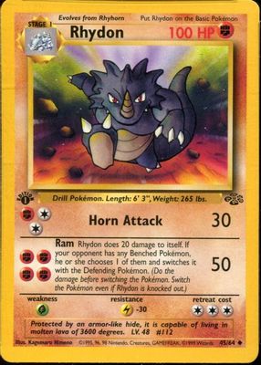 1999 Jungle #45/64 1st Edition